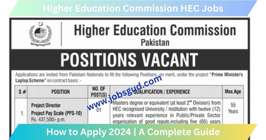 Higher Education Commission HEC Jobs