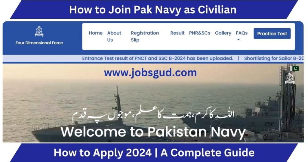 How to Join Pak Navy as Civilian Online Apply 2024 Best Guide