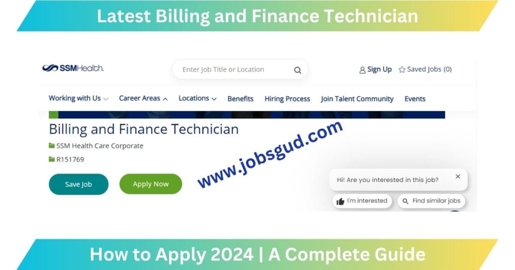 Latest Billing and Finance Technician