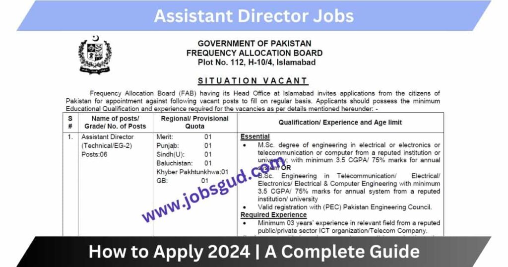 Assistant Director Jobs